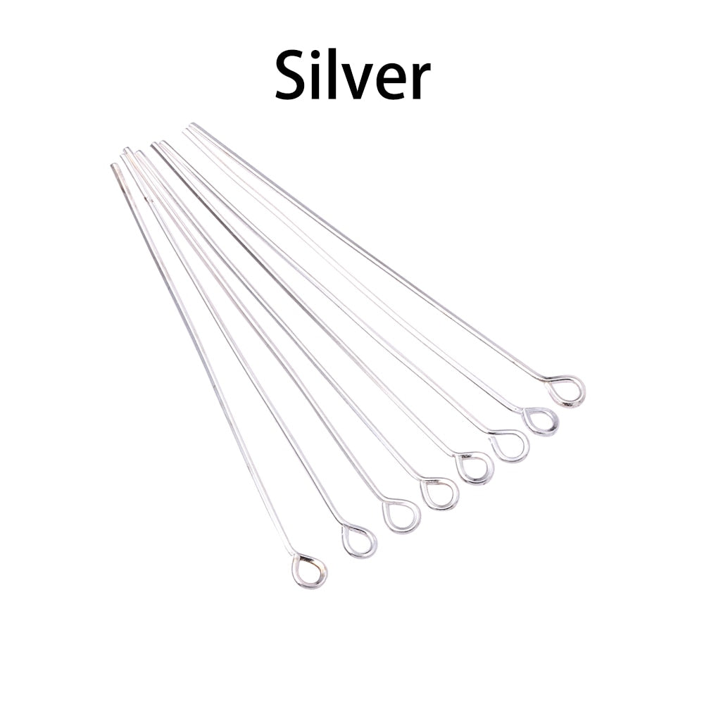 20-50mm Eye Head Pins, 100-200pcs