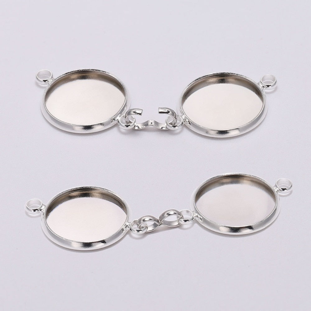 4x8mm Gold Clasp Connectors, 100pcs
