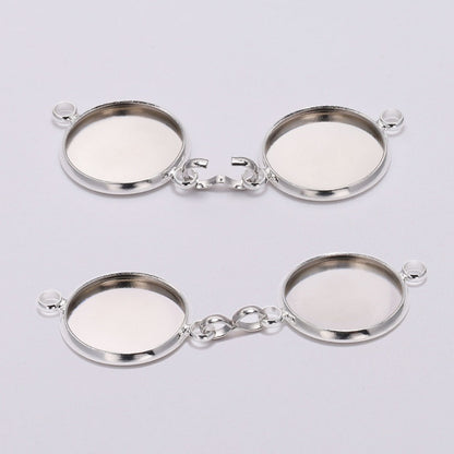 4x8mm Gold Clasp Connectors, 100pcs