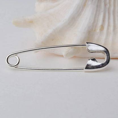 925 Sterling Silver Safety Pins, Silver Safety Pin Brooch Bulk, 925 Safety Pins For Clothes