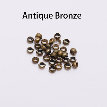 Kugel-Quetschperlen, 1,5–3 mm, 500 Stück