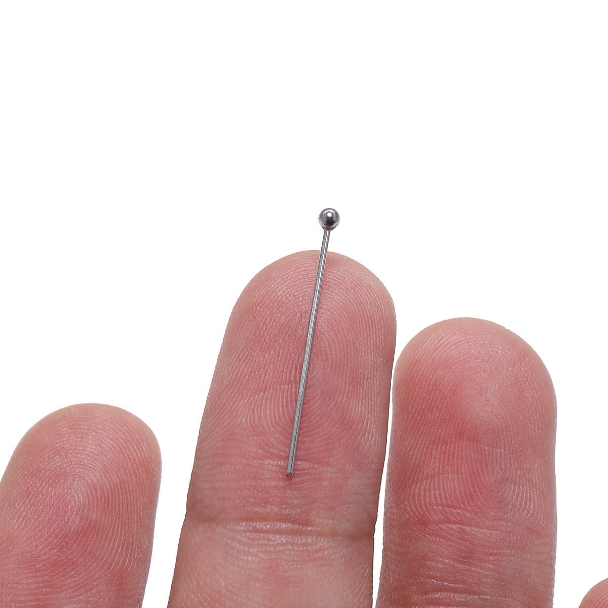 15-50mm Bright Tone Steel Ball Head Pins, 100pcs