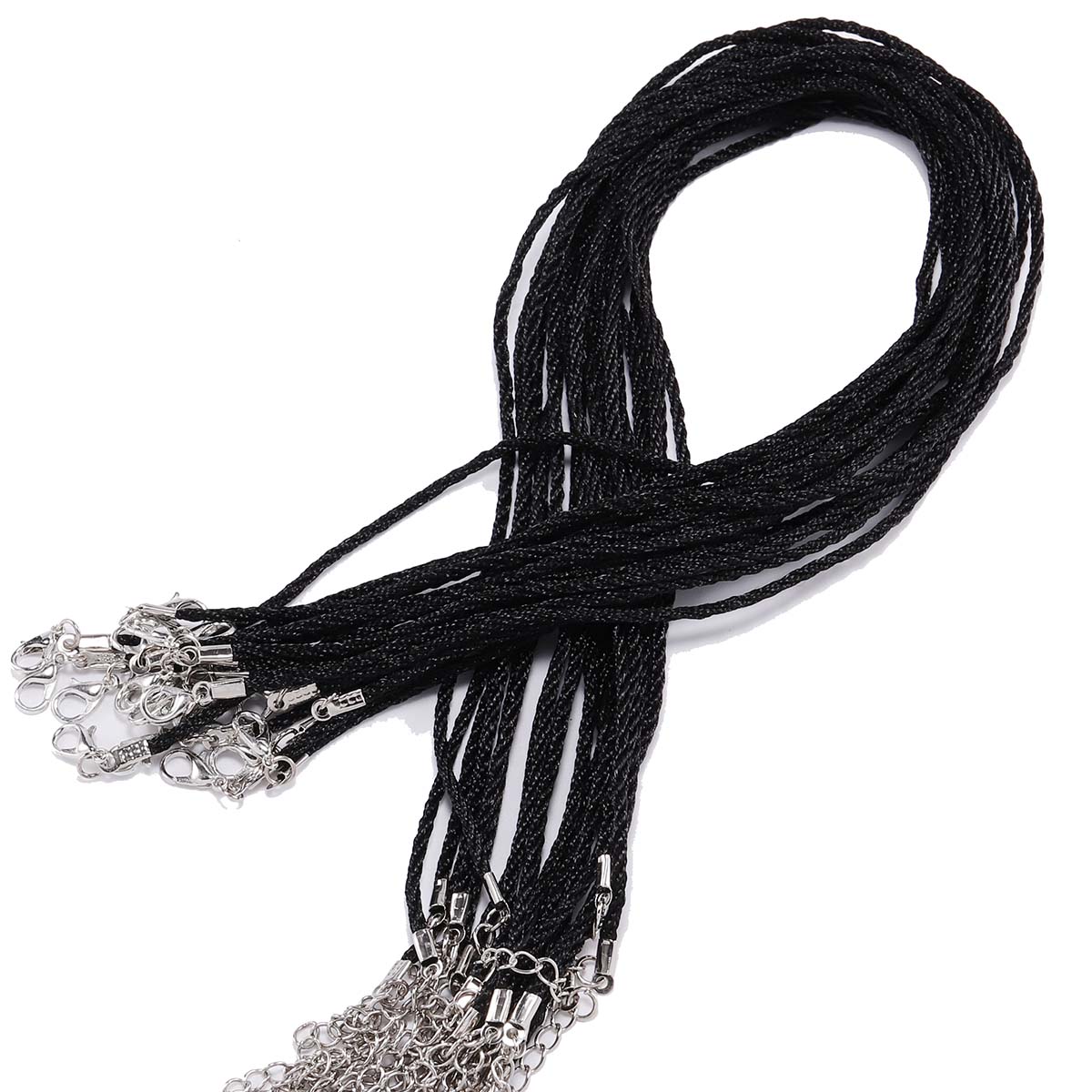 1,8 mm verstellbares geflochtenes Seil, hochwertige Nylonschnur, 10 Stück