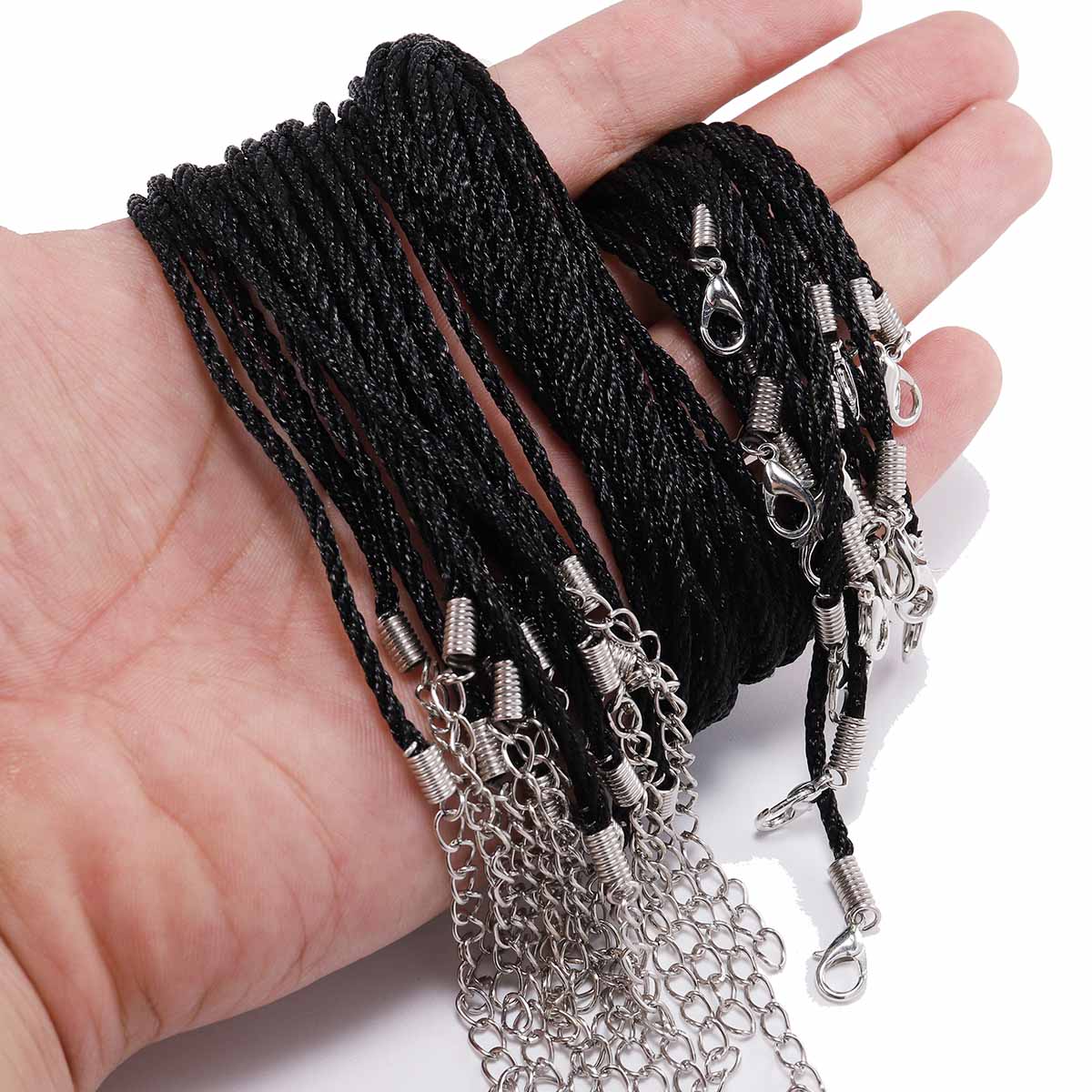 1,8 mm verstellbares geflochtenes Seil, hochwertige Nylonschnur, 10 Stück