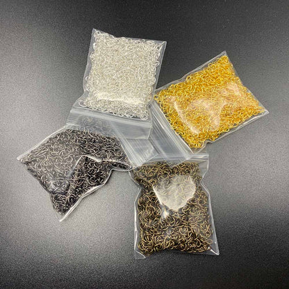 Chaîne d'extension de collier 50 mm 70 mm, lot de 100 pièces