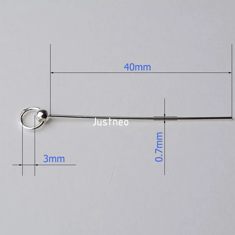 Solid 925 Sterling Silver Pinch Bails Pin Pendants Findings Connector Bale Pinch Clasp Pendant for Jewelry DIY Components