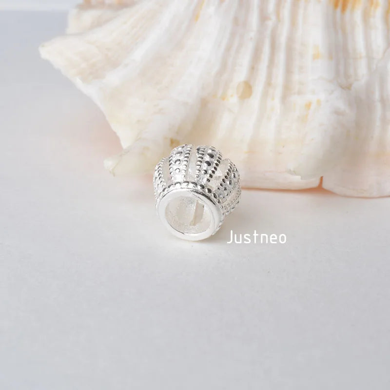 solid 925 Sterling Silver Royal Crown pendant charm,silver spacer bead charms for necklace & pendant sterling silver jewelry