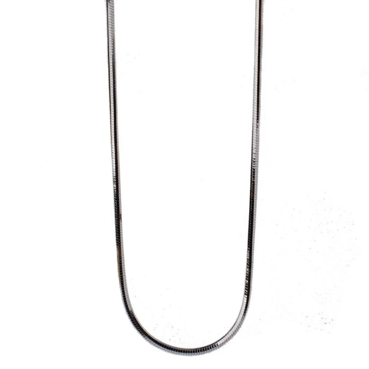 JustNeo Solid 925 Sterling Silver snake Chain Necklace,Basic Chains for Pendants