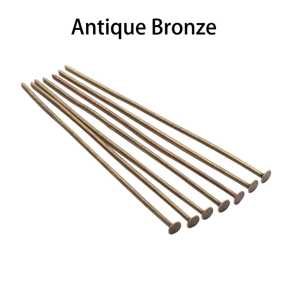 20-70mm Metal Eye & Flat Head Pins