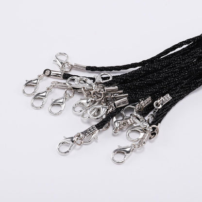 1,8 mm verstellbares geflochtenes Seil, hochwertige Nylonschnur, 10 Stück