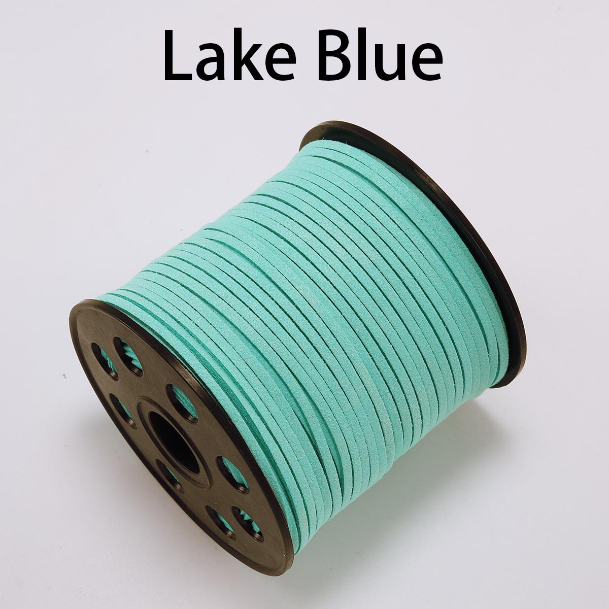 Cordon tressé plat en faux suède de 2,5 mm, cuir velours coréen, lot de 10 m