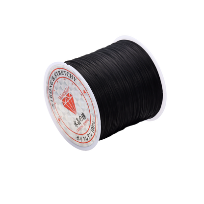 Cordon élastique solide pour perles de cristal, 1 mm, rouleau de 10 à 40 m