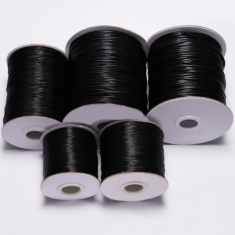 Leather Cord, 0.5 0.8 1.0 1.5 2.0 mm Cord Braided Rope - 10m