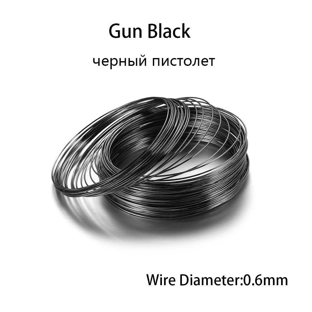 Fil d'acier à mémoire de forme de 0,6 mm, 100 boucles