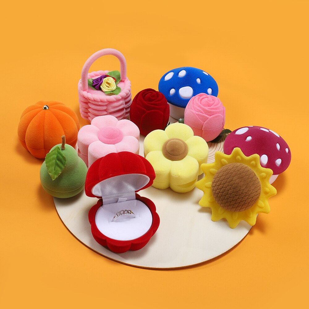 Coffret cadeau de paquet de bijoux en velours