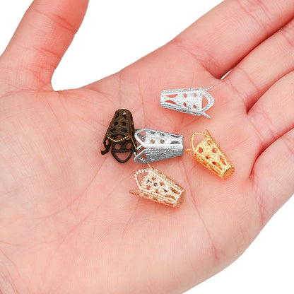 Weinbecher-Trompetenperlen-Verbindungskappen, 50 Stück