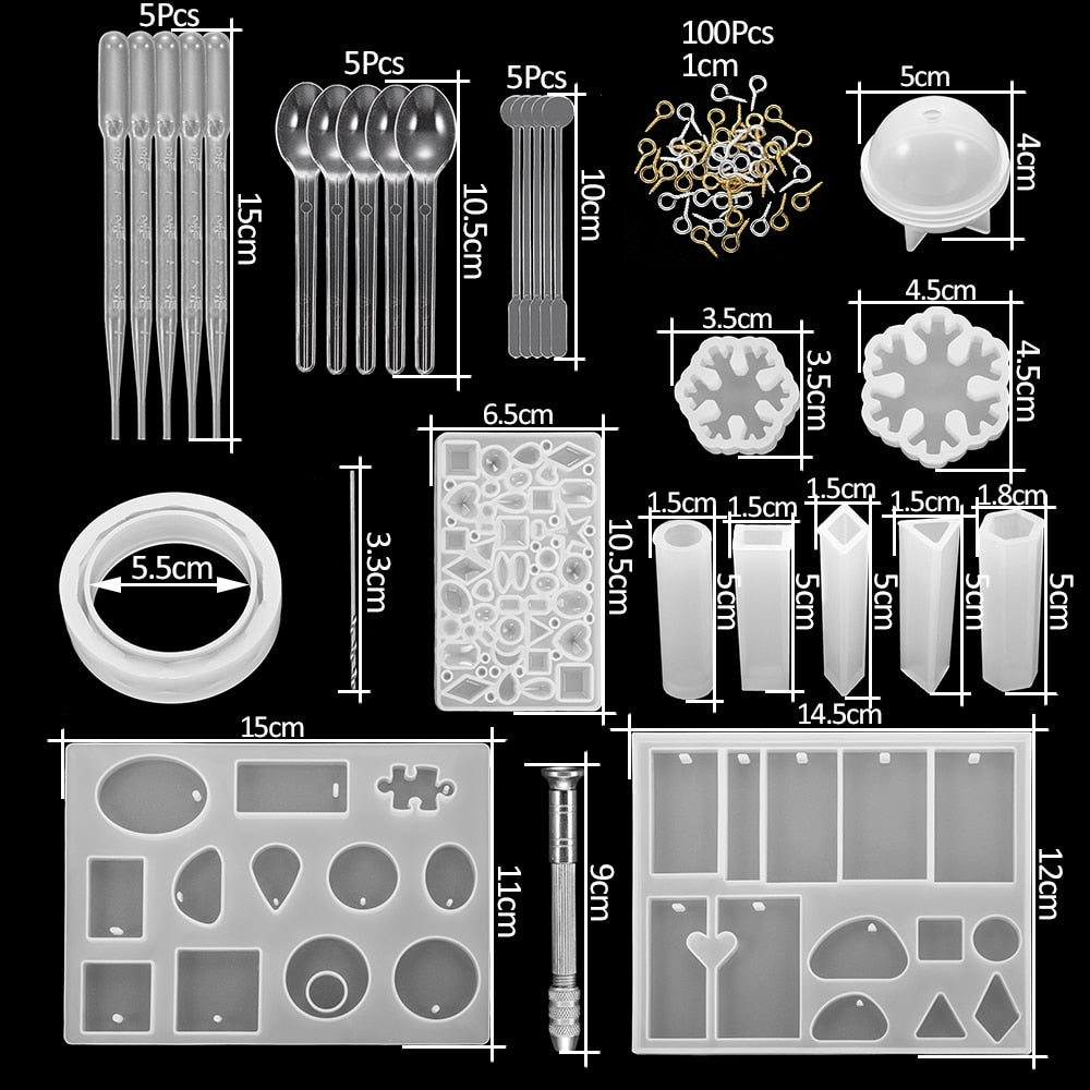 Jewelry Silicone Casting Molds Sets