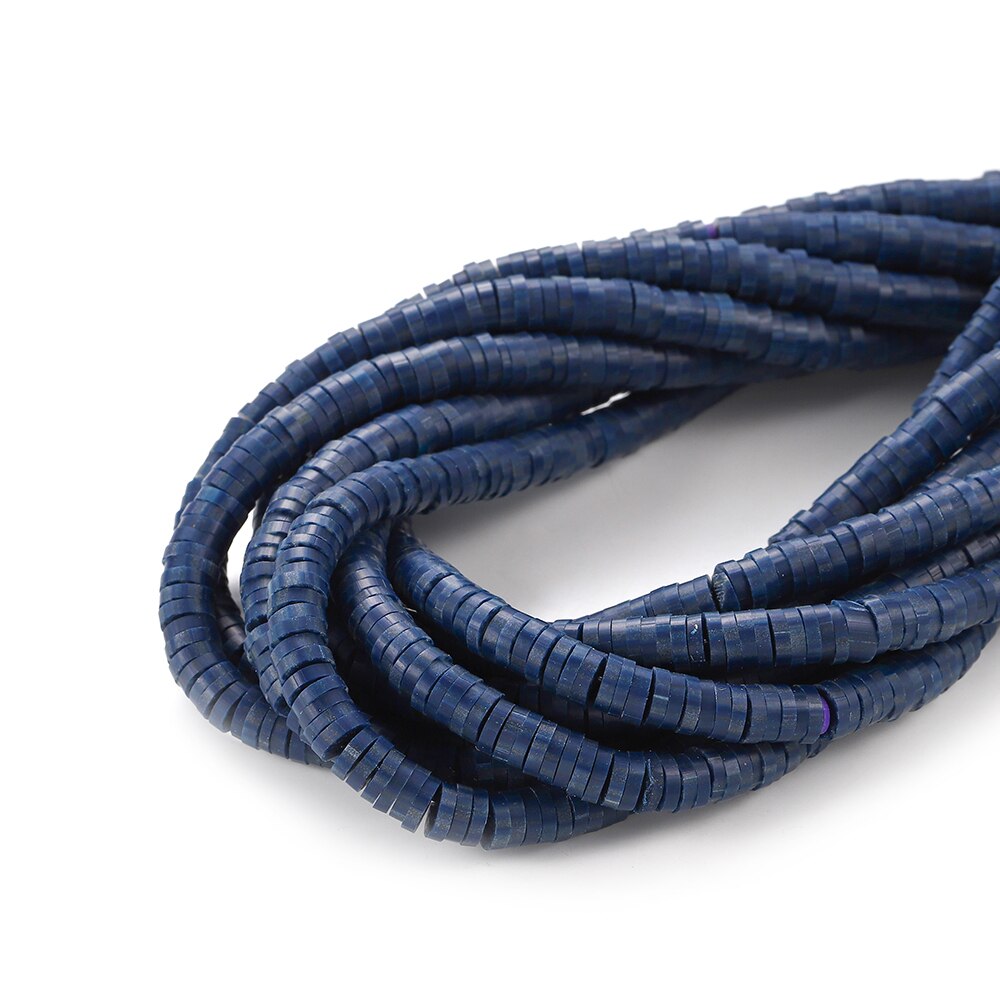 4-5mm Flat Round Polymer Clay Beads Mix