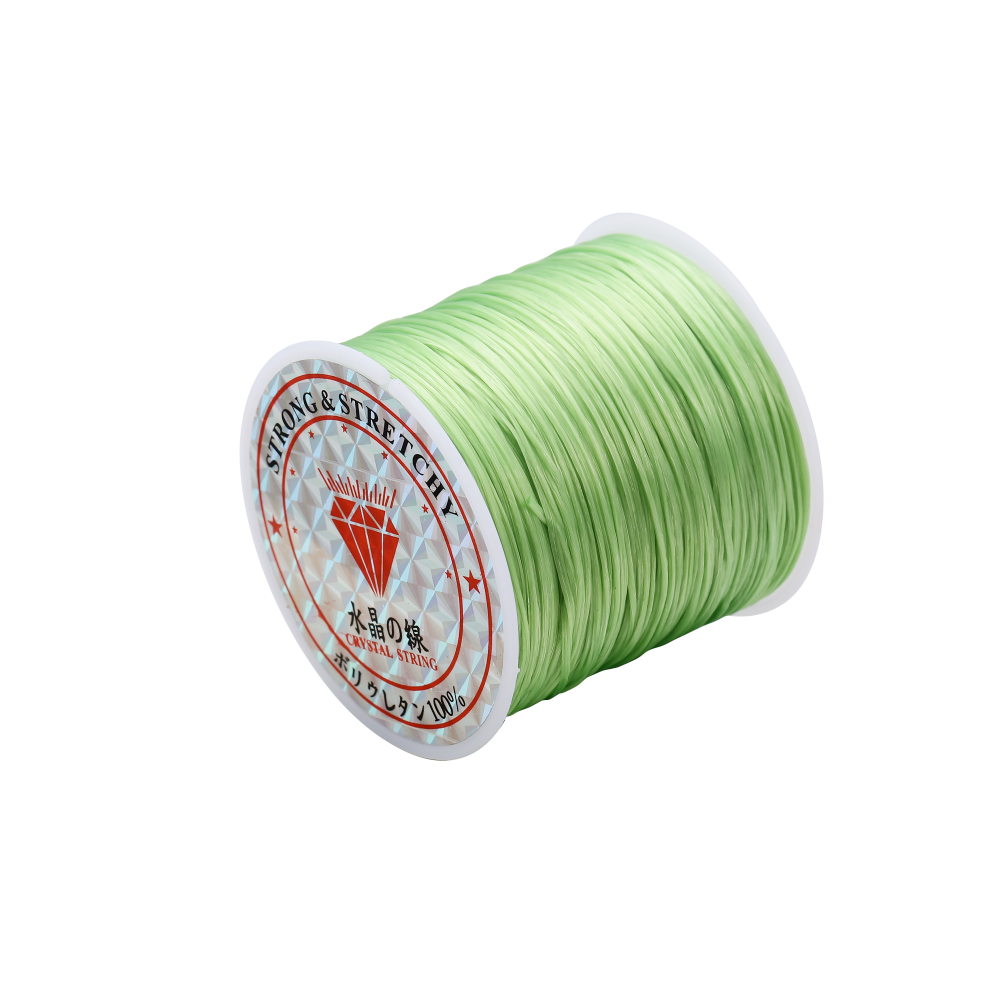 Cordon élastique en nylon extensible pour perles, 50 mètres