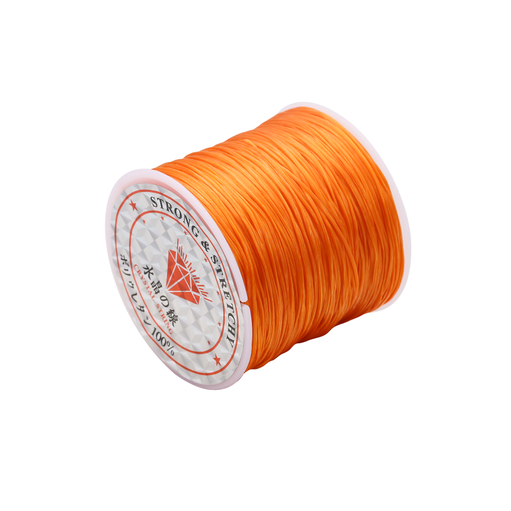 Cordon élastique solide pour perles de cristal, 1 mm, rouleau de 10 à 40 m