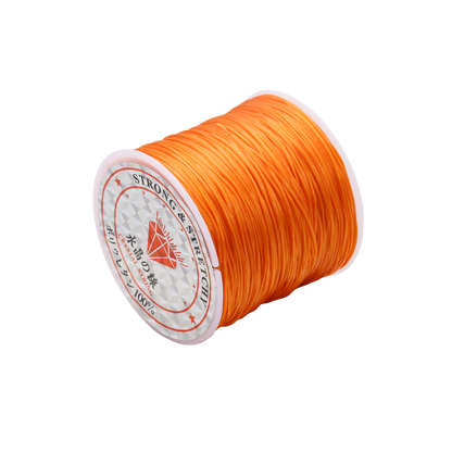 Cordon élastique solide pour perles de cristal, 1 mm, rouleau de 10 à 40 m