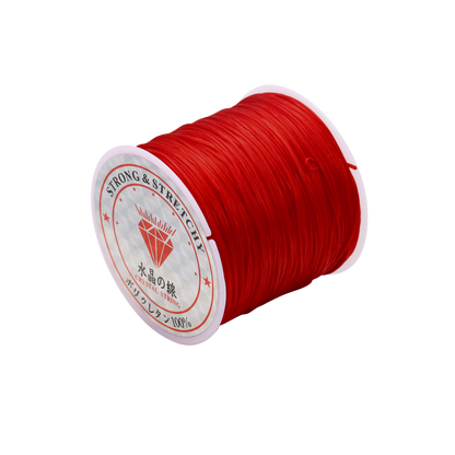 Cordon élastique solide pour perles de cristal, 1 mm, rouleau de 10 à 40 m