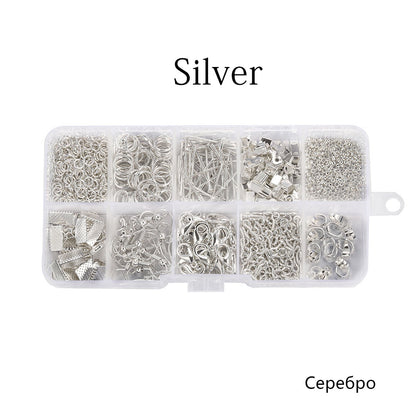 Jewelry Making Findings Set: Chain, Hook, Wire, Needle