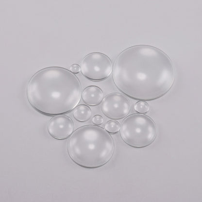 5-50Pcs Assorted Transparent Glass Cabochons