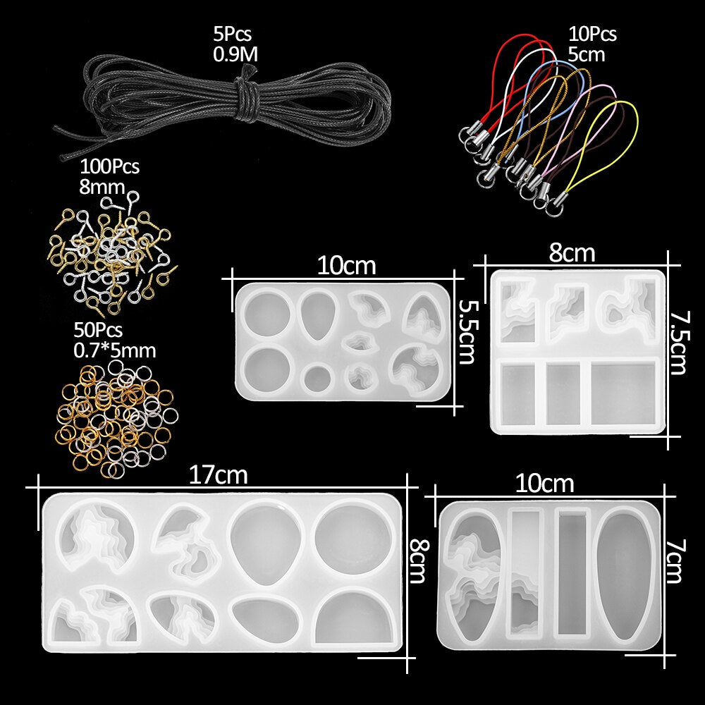 Jewelry Silicone Casting Molds Sets