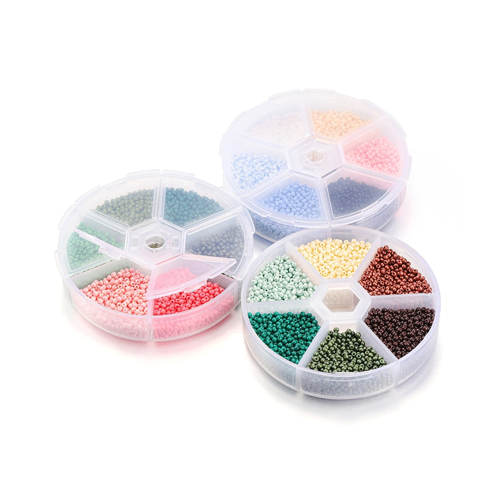 2 mm Rocailles, 4800-teiliges Box-Set
