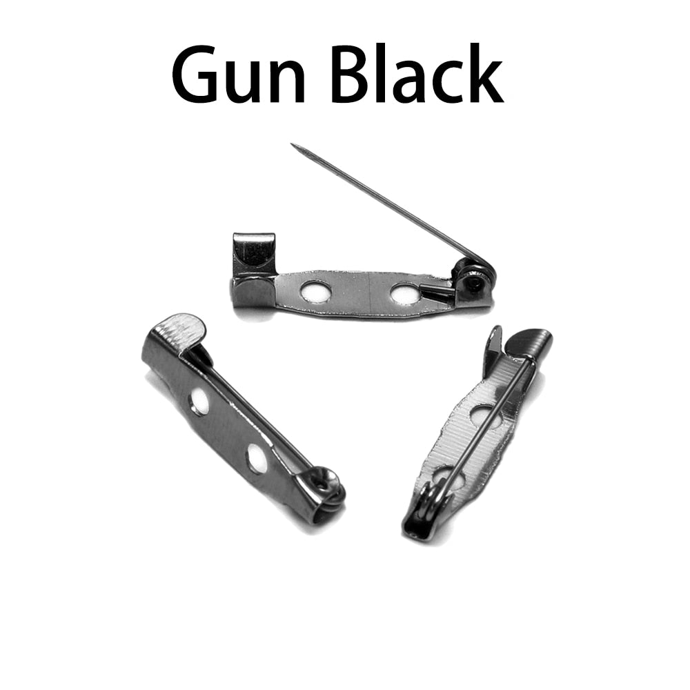 50 Stück 15–35 mm große Broschen-Clip-Basisstifte