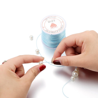 Cordon élastique solide pour perles de cristal, 1 mm, rouleau de 10 à 40 m