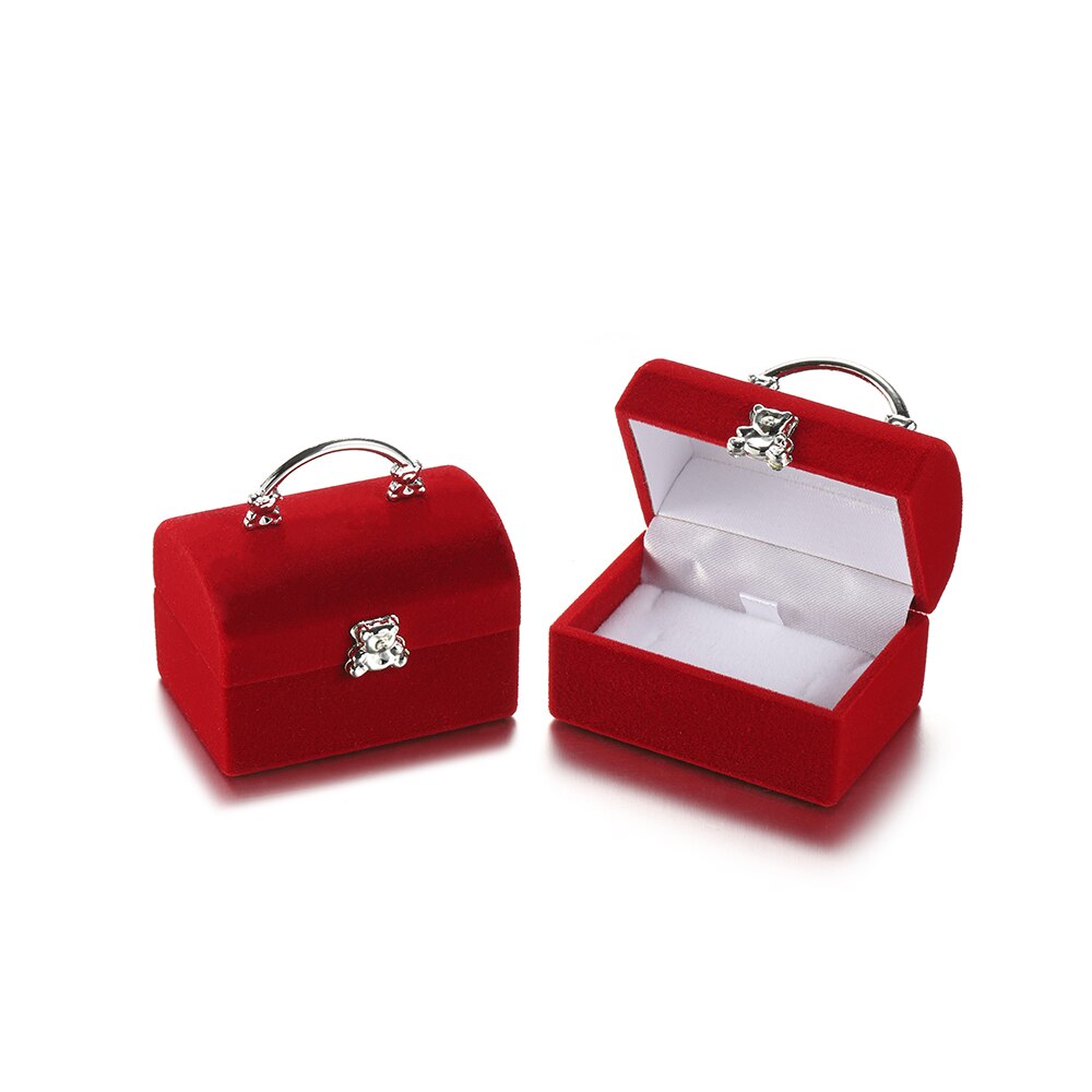 Coffret cadeau de paquet de bijoux en velours