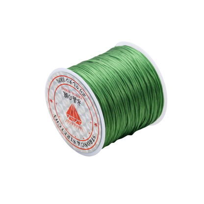 Cordon élastique solide pour perles de cristal, 1 mm, rouleau de 10 à 40 m