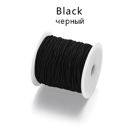 0.8 1.0 mm Elastic Cord, Beading Stretch Thread, 50-100m