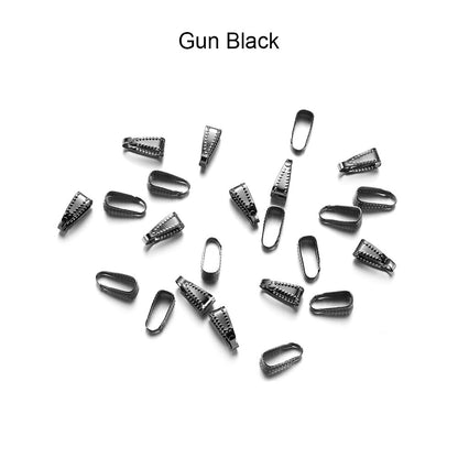 7-8mm Gold Clips Connectors, 100pcs