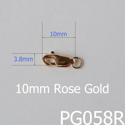 AU750 solid 18k gold lobster claw clasp trigger buckle for necklace bracelet jewelry findings,18ct yellow gold stamp 750