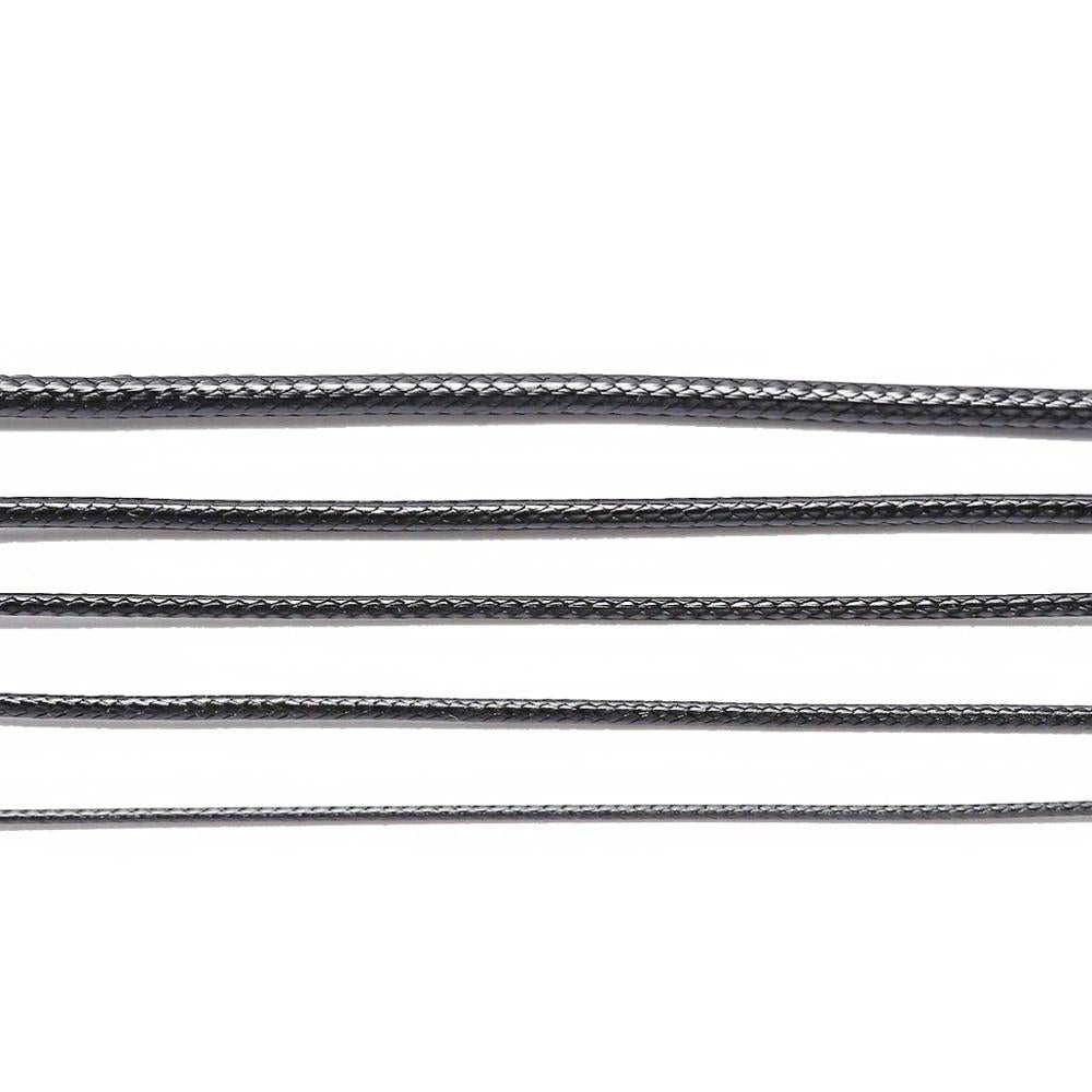 Leather Cord, 0.5 0.8 1.0 1.5 2.0 mm Cord Braided Rope - 10m
