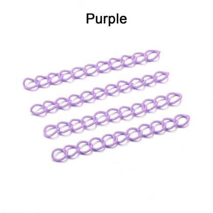 5 cm Colourful Necklace Extension Chain, 30-100pcs lot