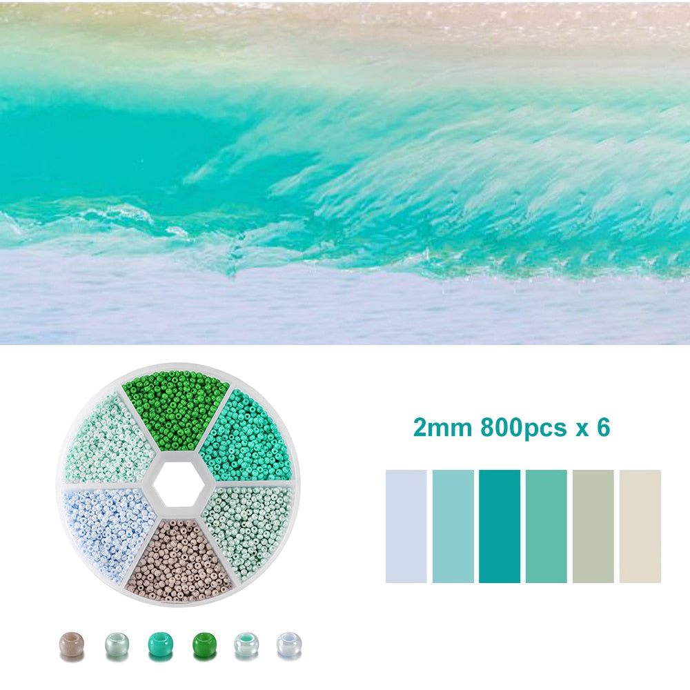 Czech Glass Seed Beads Duo