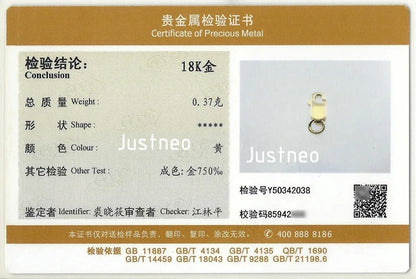 AU750 solid 18k gold lobster claw clasp trigger buckle for necklace bracelet jewelry findings,18ct yellow gold stamp 750