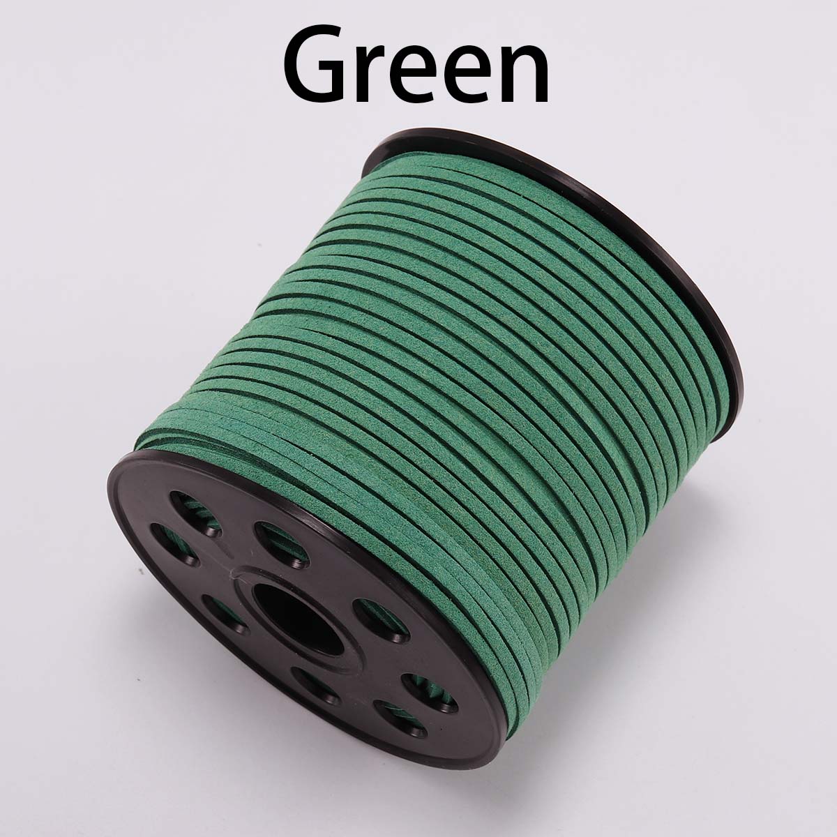 Cordon tressé plat en faux suède de 2,5 mm, cuir velours coréen, lot de 10 m