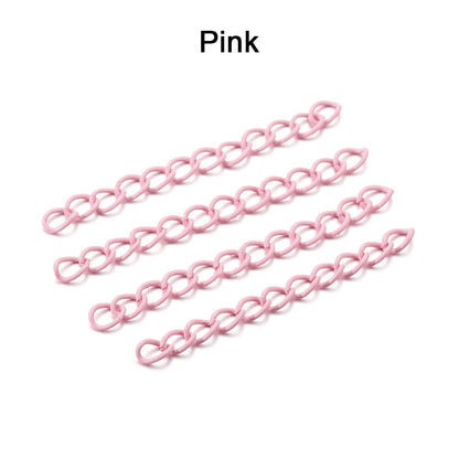 5 cm Colourful Necklace Extension Chain, 30-100pcs lot