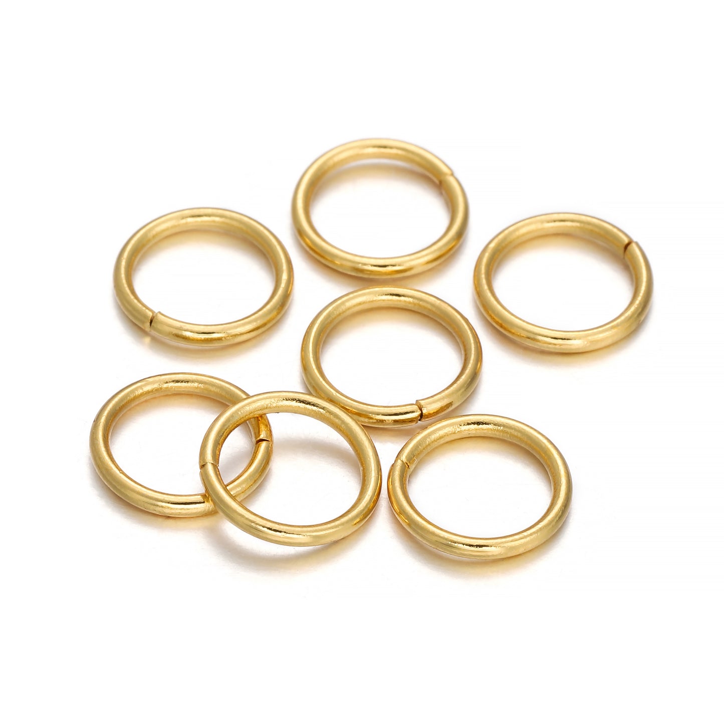4-10mm Steel Jump Ringsб 50-200pcs