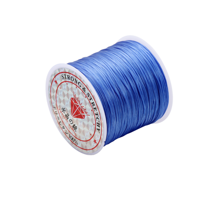 Cordon élastique solide pour perles de cristal, 1 mm, rouleau de 10 à 40 m