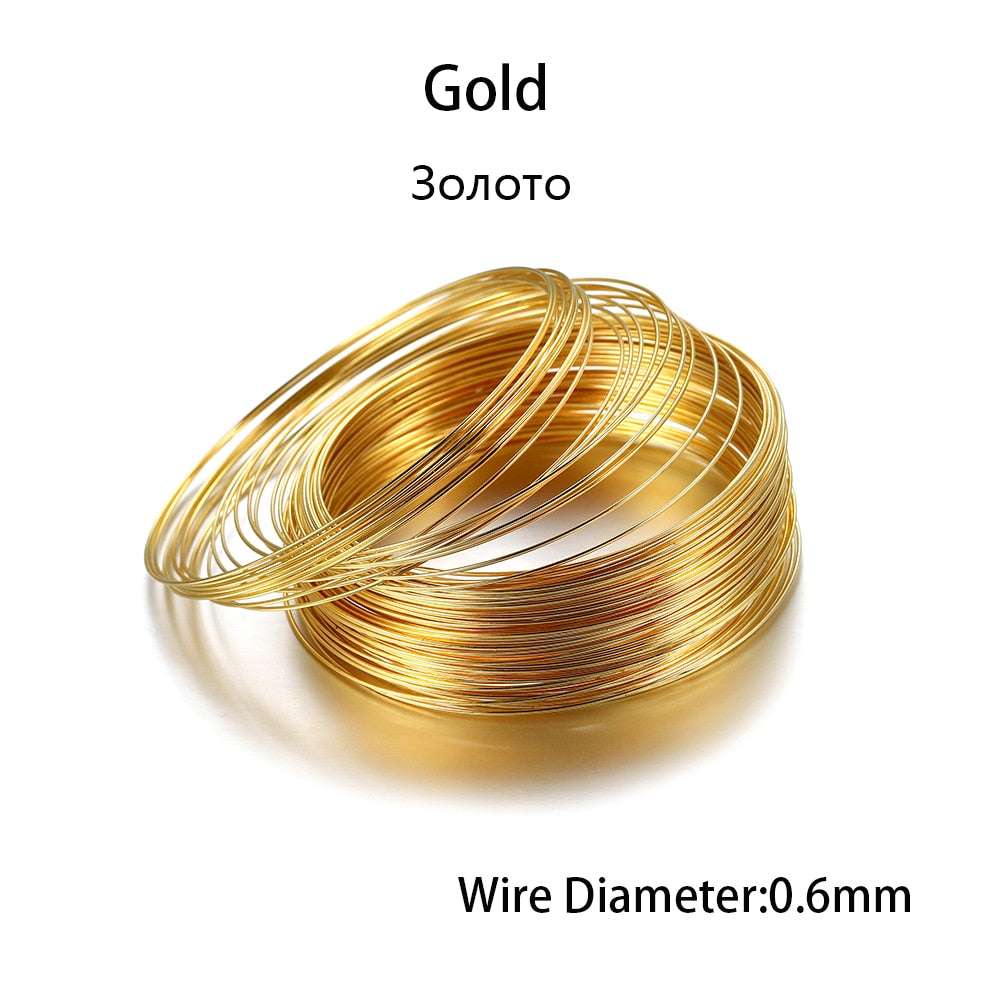 Fil d'acier à mémoire de forme de 0,6 mm, 100 boucles
