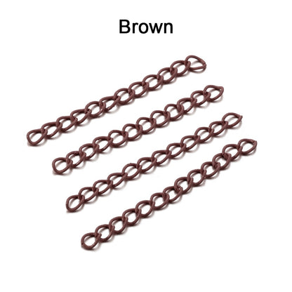 5 cm Colourful Necklace Extension Chain, 30-100pcs lot