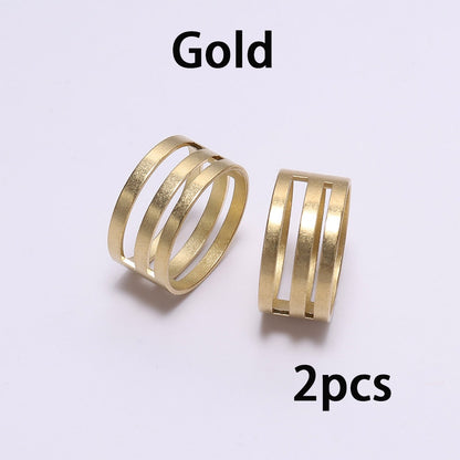 Pinces en cuivre 2 pièces pour anneaux de saut dans la fabrication de bijoux