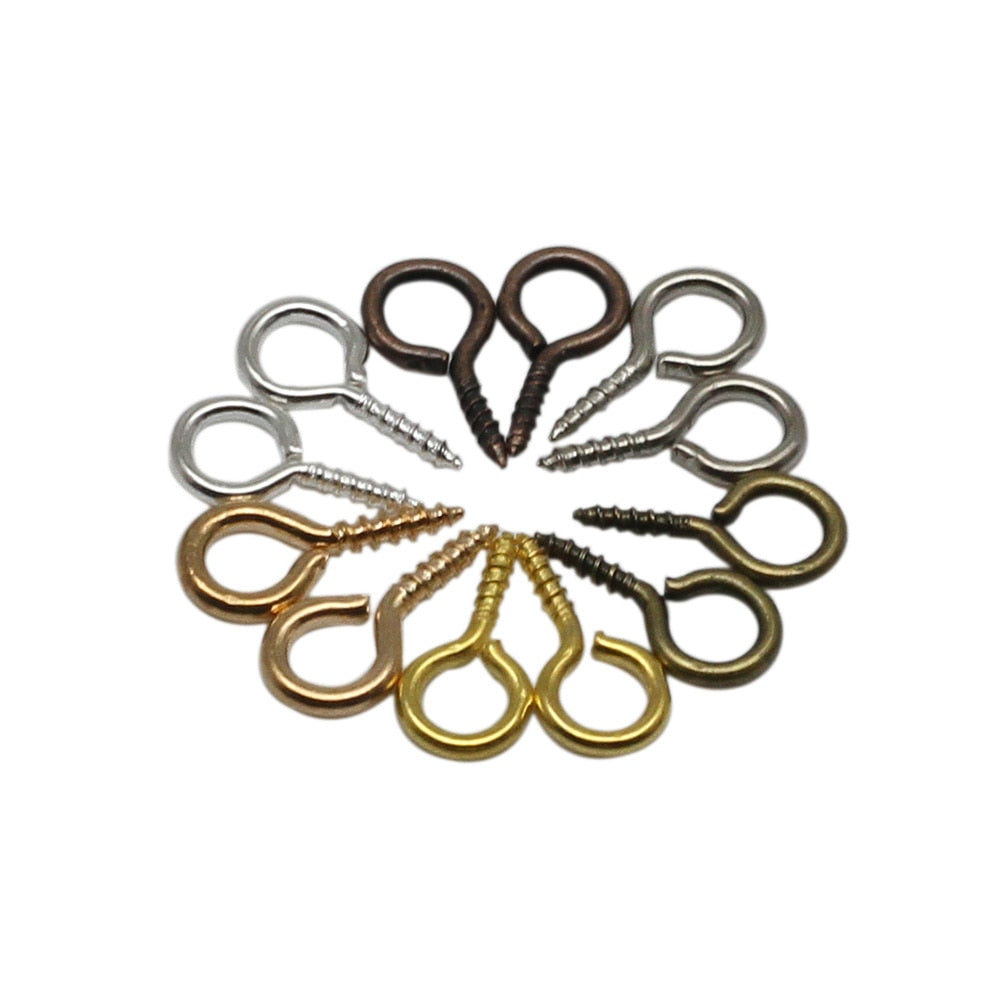 Mini Screw Eye Pins, 350pcs