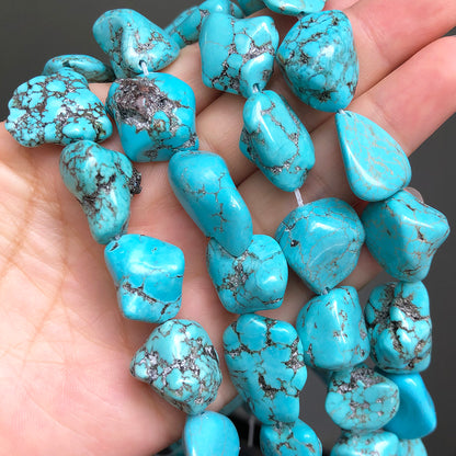 Blue Howlite Freeform Nuggets